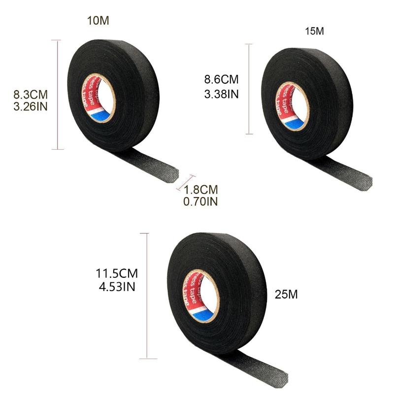 Product Introduction of Heat-resistant Cloth Fabric Tape Harness Wiring Loom Electrical Heat Tapes 0