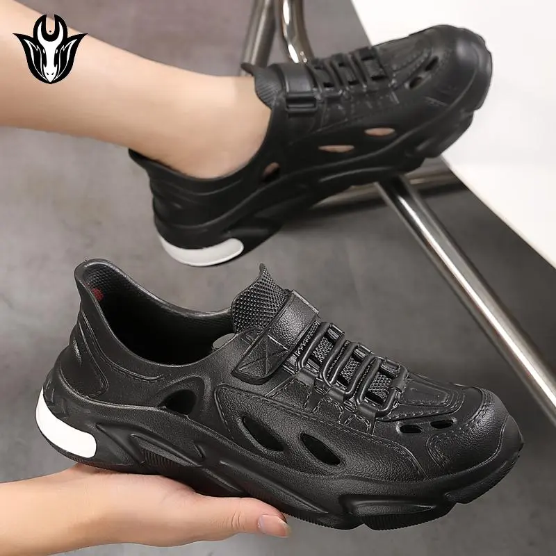Baotou nam, EVA nhẹ nam, giày đi biển, giày đi bộ, thoáng khí chống trơn trượt chịu mài mòn giày sandal 7