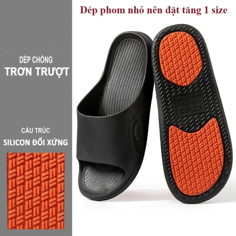 Dép chống trơn trượt, dép đi trong nhà, văn phòng, dép đi nhà tắm Slipper Cao Su DéP 0
