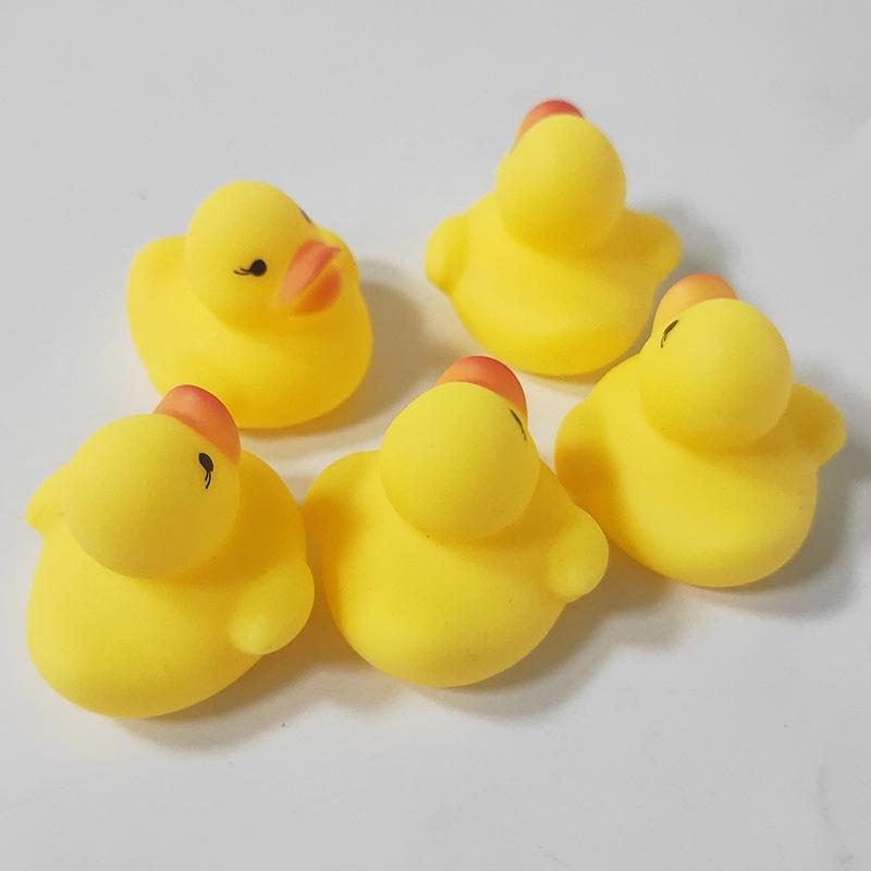 Cute Mini Small Yellow Rubber Duck Educational for Children Baby Bath Toys 4