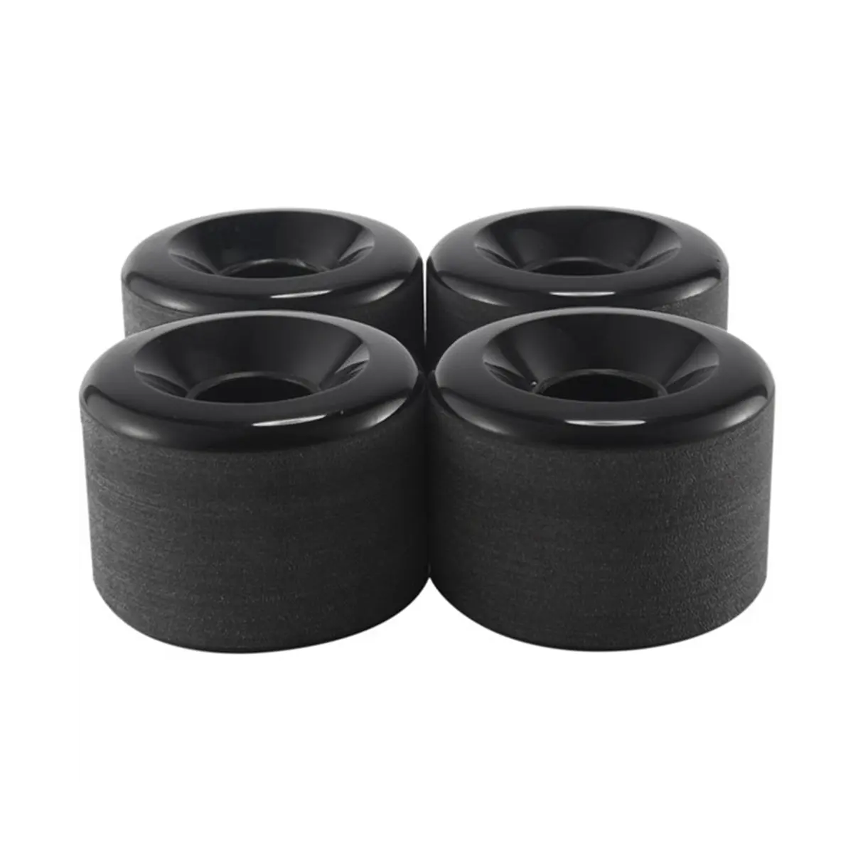 【overseas】4 PCS Skateboard Wheels Elastic PU Wearable Flexible Durable 65X45 PU Skateboard Wheels Sports