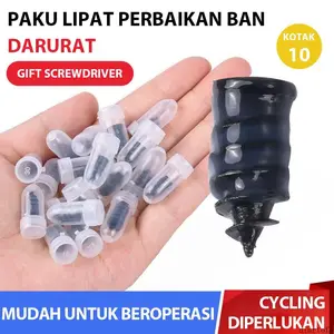 Paku Tambal Ban Tubeless Mobil Motor – Alat Perbaikan Ban Bocor Darurat Anti Bocor Karet Berkualitas