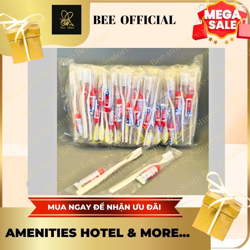  100 bộ bàn chải cao cấp kèm kem KL Bàn Chải Điện Trắng Răng 