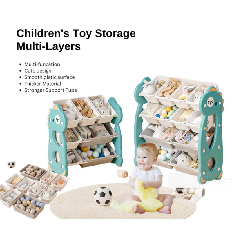 Easy Choice Little Dino children toy storage rack - TikTok Shop Singapore