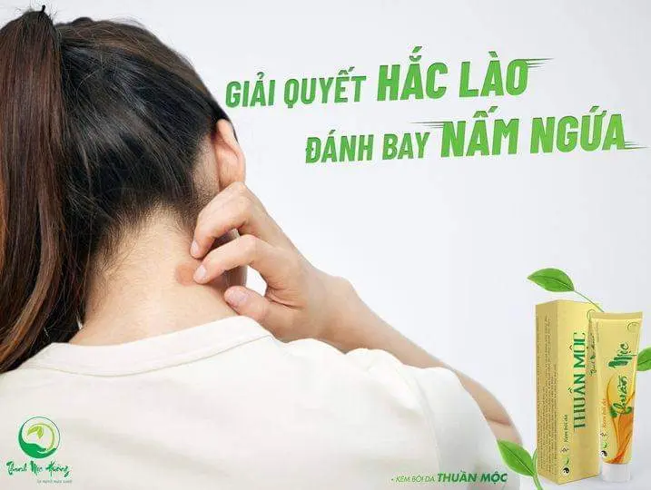 Thuần mộc bôi da kem bôi da thuần mộc nấm ngứa hắc lào Thanh Mộc Hương 7