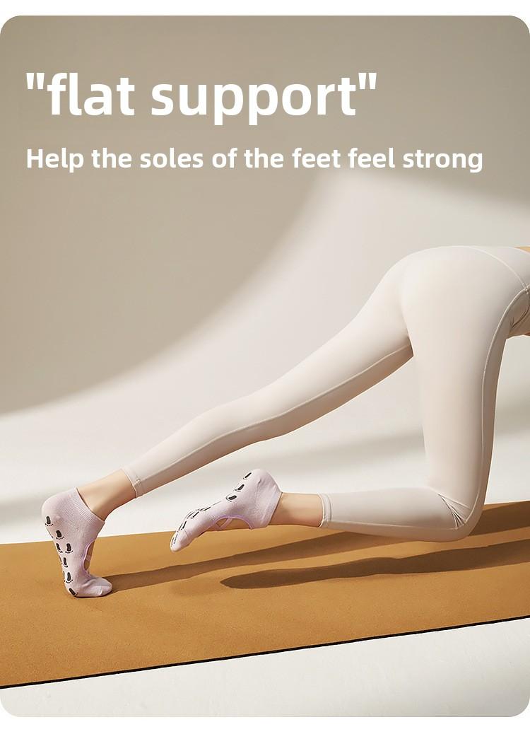 Product Introduction of Yoga Non-Slip Socks for Women Professional Training Breathable Sweat-Absorbing Non-Slip Pilates Yoga Socks 12