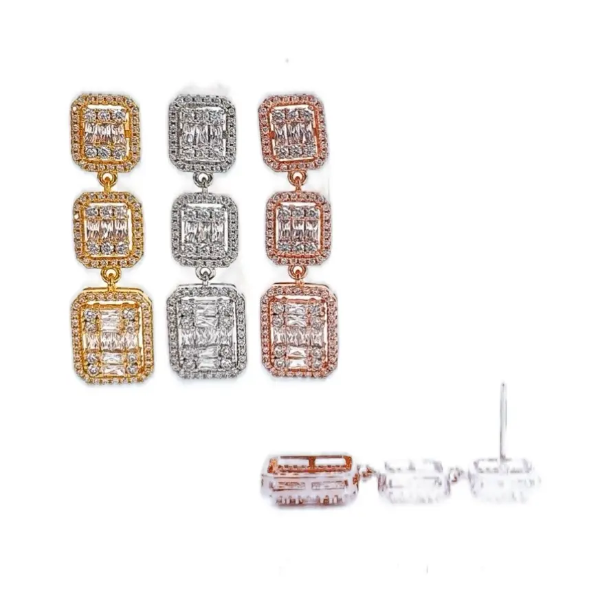 Cellineacc-Anting Panjang Tara Emerald Dangling Korean Style Aesthetic