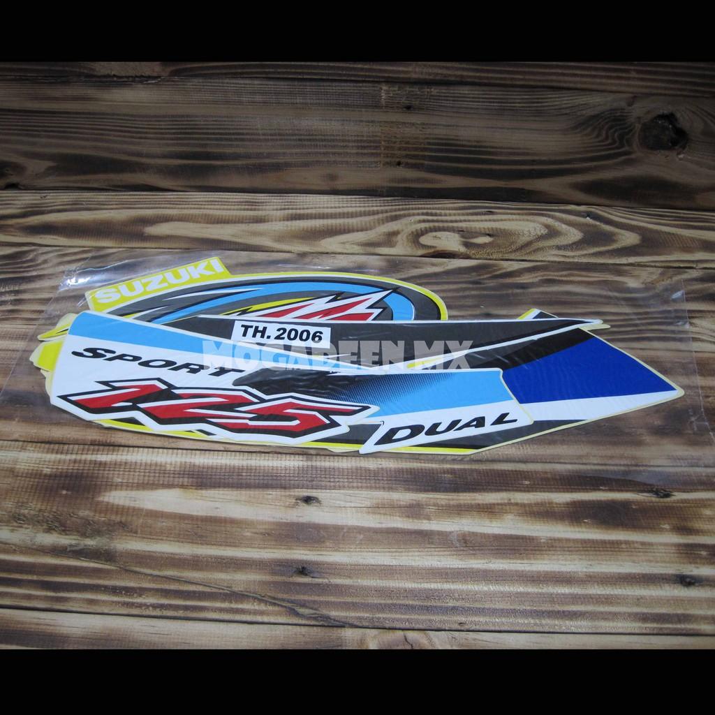 stiker TS 125 1997-2005 KUNING
