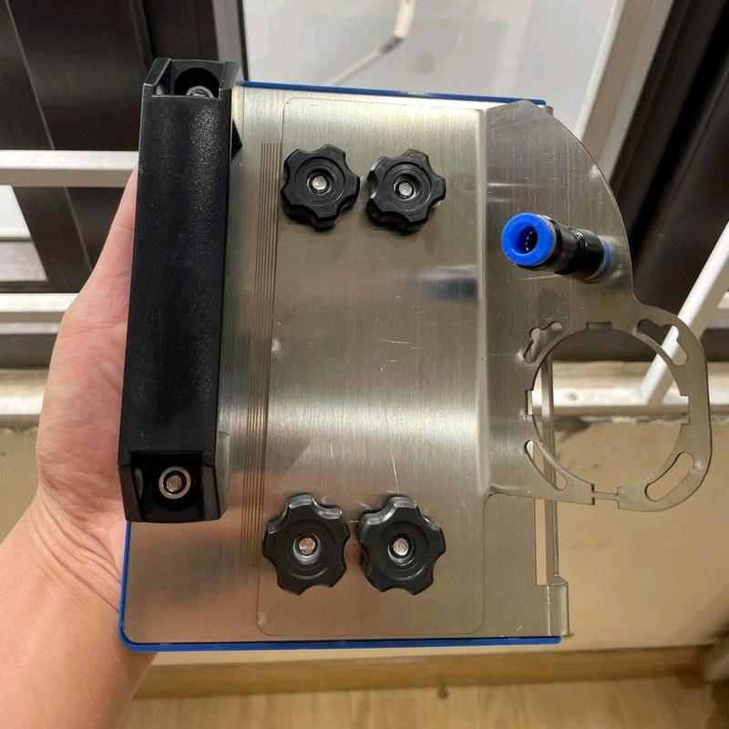 Đế cắt góc 45 độ - Bàn mòi cắt gạch, bàn cắt vát cạnh lắp cho máy cắt cầm tay - Chân đế cắt gạch 45 độ, cử cắt mép gạch, bàn cắt líp gạch cho máy mài góc ốp lát inox 304 đa năng cho gạch men, gỗ