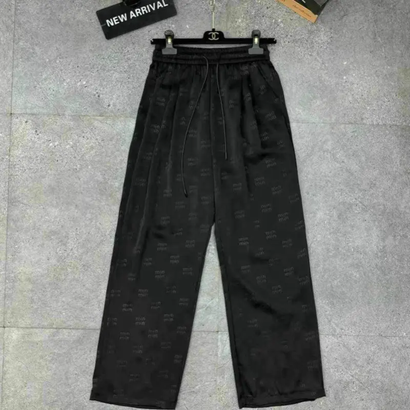[Giá Mở Bán ] Quần Suông Ống Rộng Chất Lụa Hàn Chữ 3D MinMi.n Siêu Mềm Mát Không Nhăn Nữ pants ( hỗ trợ cắt gấu miễn phí ) 3