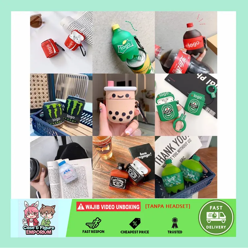 Case Pods Gen 1 2 3 Pro inpods i12 i13 Karakter 3D Lucu Cover Silicone G15 2