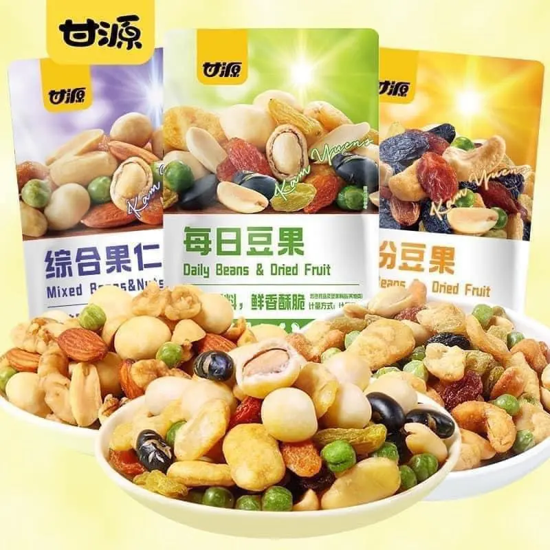 Combo 1kg hạt mix dinh dưỡng sấy giòn (32--34 gói) Ăn vặt đậu đậu