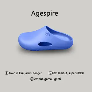 2025 Sandal Wanita Sendal Slop Sendal Eva Sendal Sandal Pasangan Pria Wanita Nyaman Anti-Selip Musim Panas Shoes