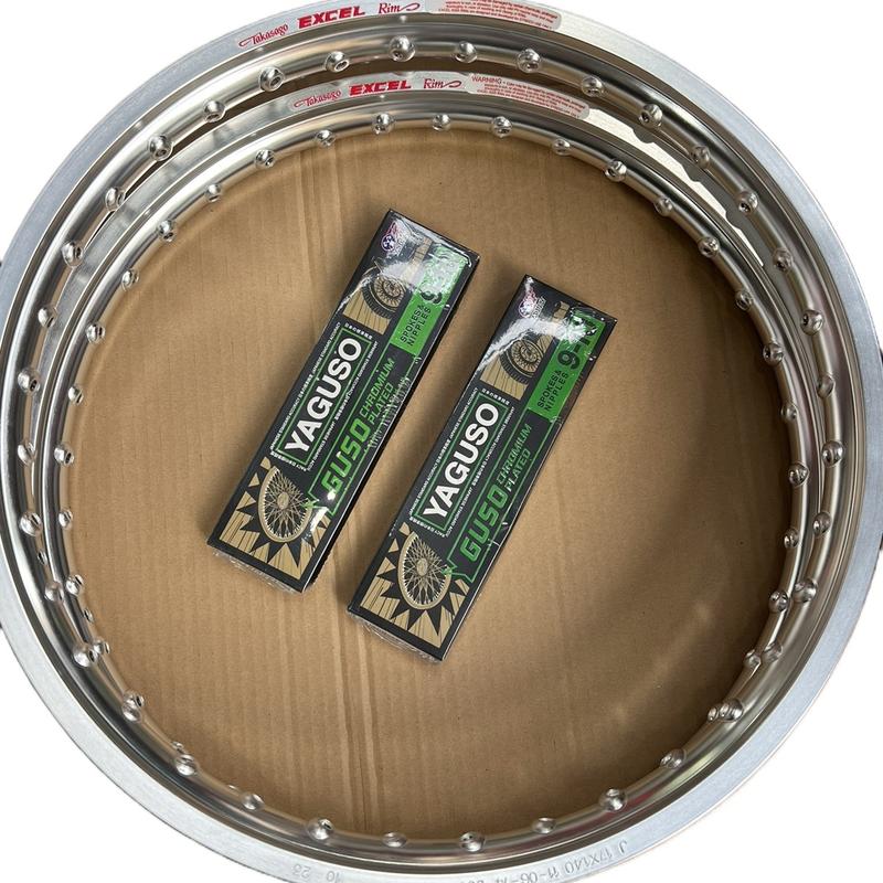 Combo niềng excel rim 1 1 kèm căm yaguso hoặc osaki chính hãng thái lan Phụ Tùng Phụ Kiện Cao Su