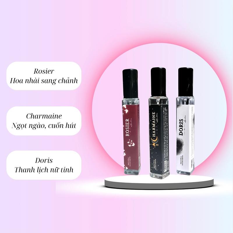 Product Introduction of [ MUA 1 TẶNG 1 ]  Nước Hoa Nữ Lihhan , Set 3 lọ 10ml ngọt ngào lưu hương lâu thơm sang chảnh tiểu thư -  Xịt Thơm Perfume Women   Cosmetic Mỹ Phẩm 2