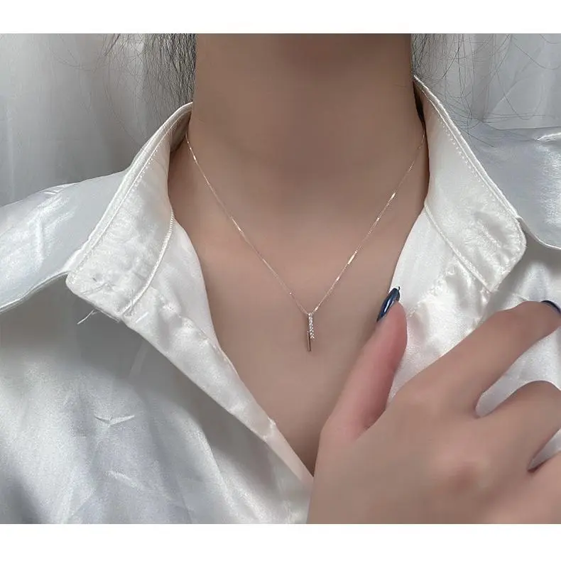 Vòng Cổ Tik Tok Tiềm Năng Cho Nữ, Mặt Dây Chuyền Người Nổi Tiếng Trên Internet, Thanh Lịch, Giật Gân Trang Sức Jewelry Women Chain