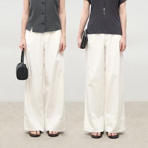 Breathable Linen-Blend Straight-Leg Pants for Women