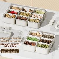 Gambar Tempat Penyimpanan Rempah-rempah atau bumbu dapur kulkas serbaguna - CJ36 (9 SEKAT ) dari YYDS Mall Kab. Tangerang 5 Tokopedia