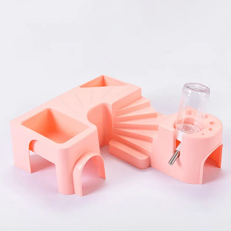 Lồng Hamster, Phụ Kiện Thú Cưng Nhỏ Không Mùi, Với Không Gian Sống Và Chơi Cho Động Vật Nhỏ Bao Gồm Chai Nước, Thích Hợp Cho Chuột Hamster, Nhím, Chinchilla 8