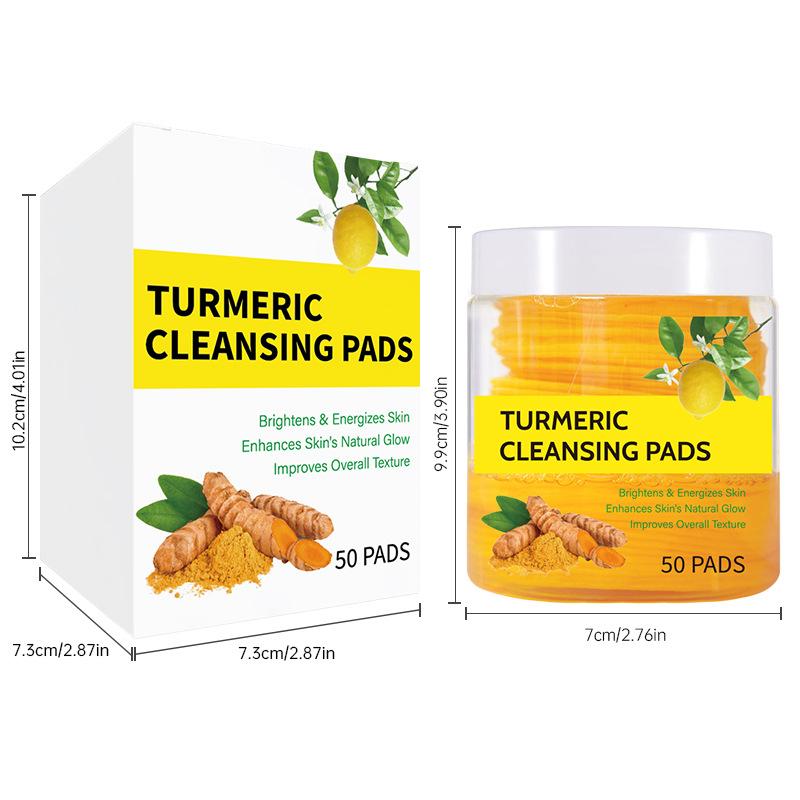Product Introduction of Turmeric Cleansing Pads Turmeric Cleansing Pad Exfoliating Cleansing Facial Care Skincare Comfort 4