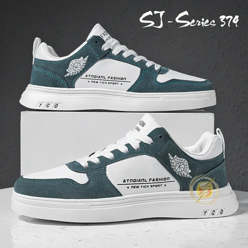Sepatu Sneakers Pria Casual Cakep Buat Anak Kuliah dan Trendy Kualitas Premium - 374 7