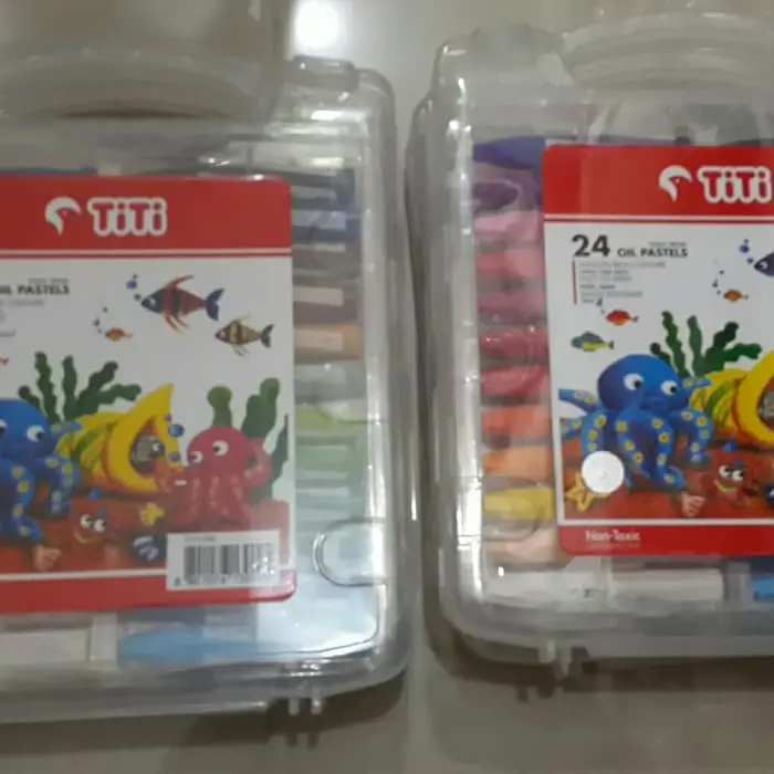 Promo Crayon  Jayko/Titi 24 oil pastels krayon Titi 24 Isi 24 Warna Murah 2