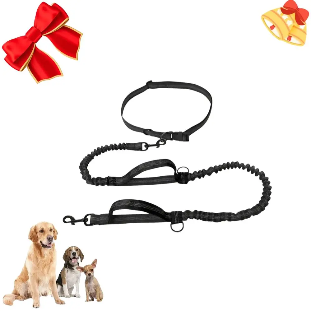 Gift for Pets, Dog Leash, Portable Dog Summer Walking Lead with Reflective Stripe, Adjustable Dog Traction Rope, Pet Supplies for Outdoor Walking, Pet Accessories, Hands Free Dog Leash, Harness Strap