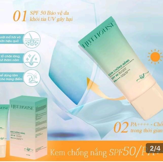 kem chống nắng SPF 50 Tất cả các loại da mẫu mới chất kem không đổi (mẫu mới) khi nhận hàng sẽ nhận mẫu mới 5