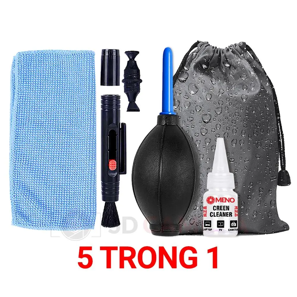 Bộ dụng cụ vệ sinh không trầy xước lens, an toàn cho Máy ảnh (4 trong 1)