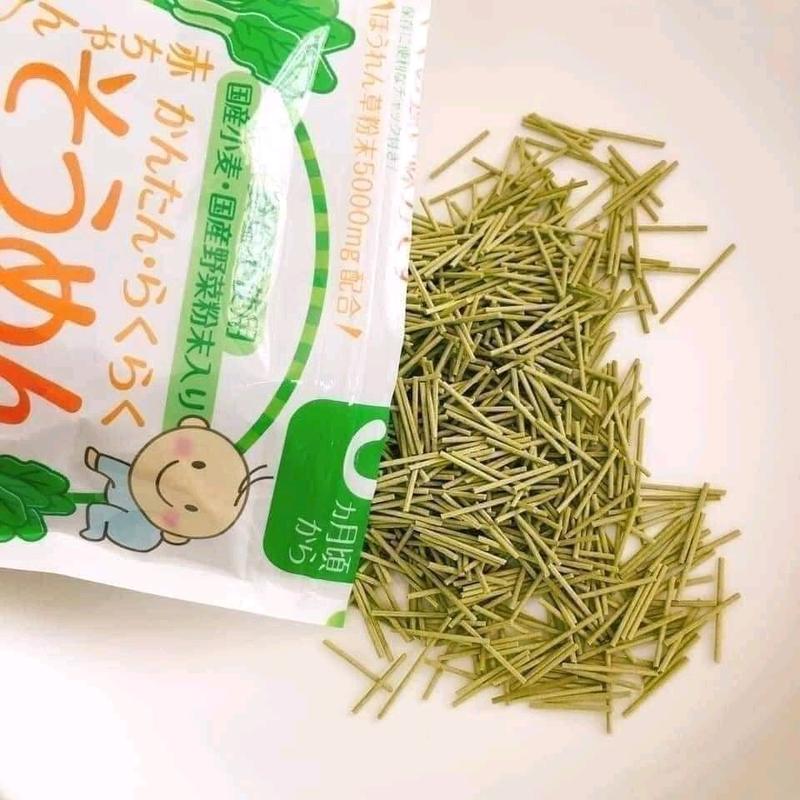 Mì udon rau củ tách muối akachan Nhật Bản cho bé từ 5m 4