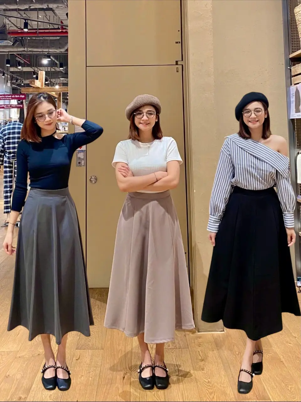 Chân váy công sở nữ thiết kế bồng xòe 8 tà phong cách trẻ trung thanh lịch M368 - Dài 85cm - Women