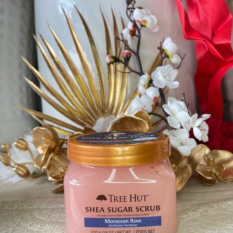 TreeHut- Moroccan Rose Sugar Scrub  Shea Sugar Scrub: FLORAL. Tẩy tế bào chết cơ thể và dưỡng da 6