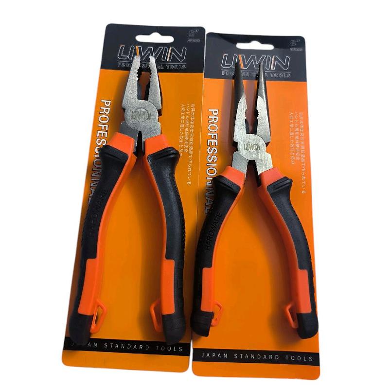  ComBo 2 Kìm 8inch Điện Và Nhọn Hiệu LiWin Loại Tốt 