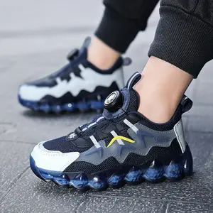 IFANS Sepatu Olahraga Anak -Anak Rotasi Udara Serbaguna Anak Laki-laki Bernapas Bawah Lembut Sepatu Kasual Anak Perempuan Non-slip