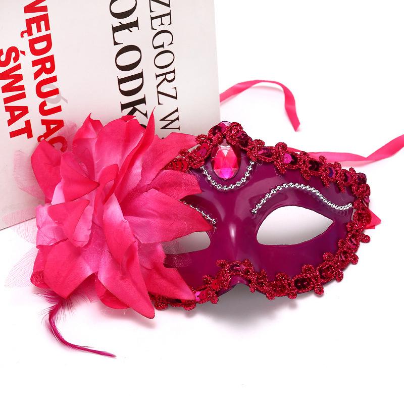 Product Introduction of Halloween Princess Mask Masquerade Big Lily Mask Party Princess Sexy Dress Up Mask 21