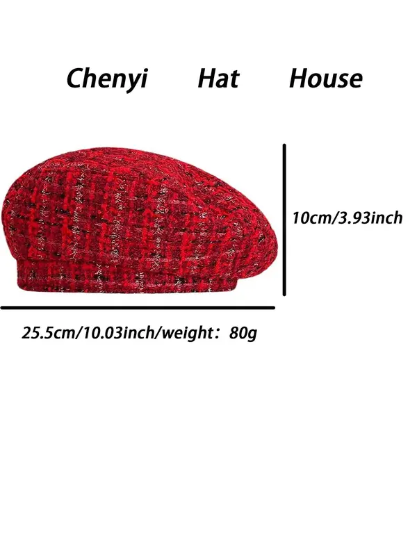 Women's Elegant Retro Hat, Trendy Breathable New Style Hat, Fashionable Hat for Women & Girls for All Season 1