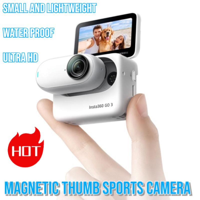 Ngón tay cái từ tính 360° Camera thể thao du lịch vlog camera hành động ghi…