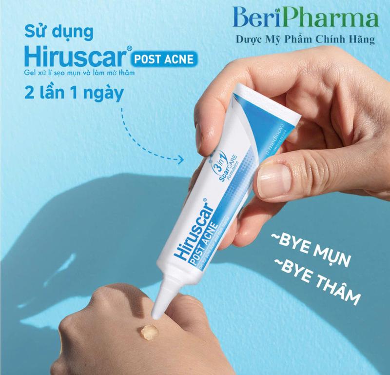 Hiruscar Gel Hỗ Trợ Làm M.ờ S.ẹ.o M.ụ.n Và T.h.â.m M.ụ.n Post Acne 10G | BigBuy360 - bigbuy360.vn