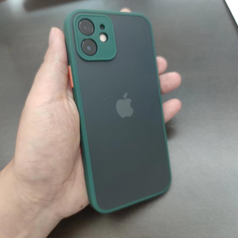 Ốp Điện Thoại Cho Apple 13, Nhám Thân Thiện Với Da, Nút Độc Lập, Tương Thích Với Iphone12pro / 11 / Xs, Cạnh Mềm, 7 / 8Plus 3