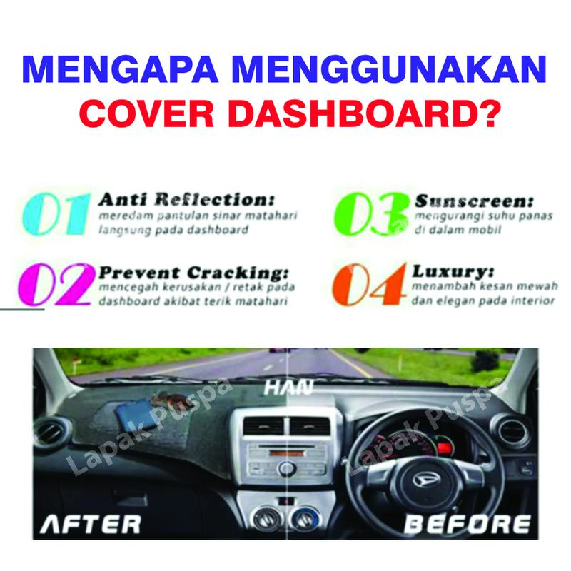 Hiasan Dashboard Mobil All New Xenia Cover Dasbor 3