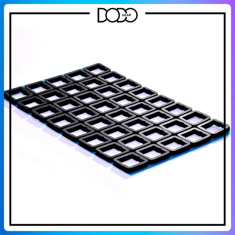 10 Miếng đệm Plate Foam chất liệu Poron EVA Kelowna dày 3.5mm giảm thiểu âm thanh switch bàn phím cơ DoDo Gear