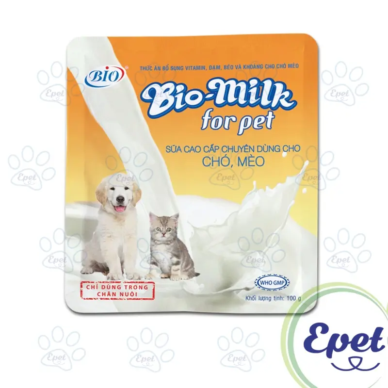 Sữa Cho Chó Mèo Bio Milk For Pet Con Sơ Sinh, Thú Cưng