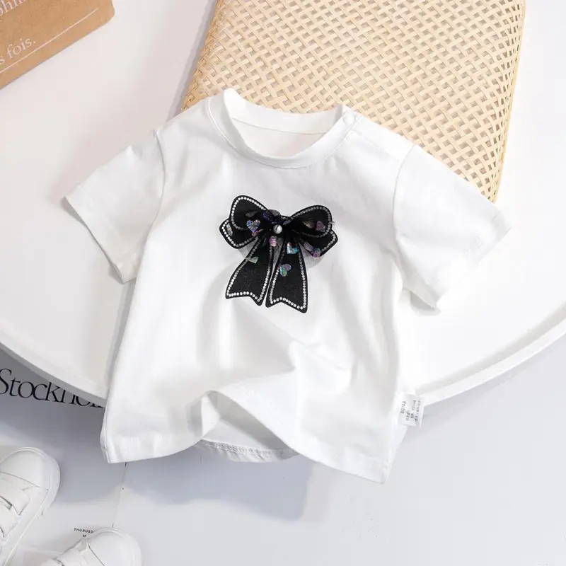 BINBINKIDS KAOS PITA ANAK PEREMPUAN LUCU BAHAN KATUN 1-8 TAHUN 4