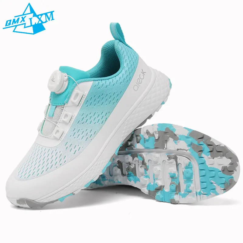 Golf Shoes Men Women Professional Couple Golf Spikeless Sneakers Parent-child Non-Slip Breathable Golfer Footwear