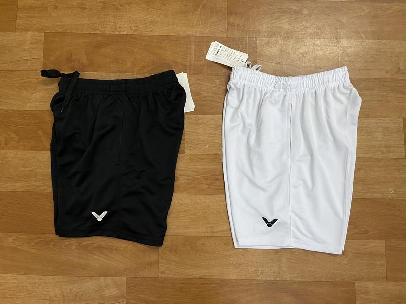  Quần cầu lông Victor trơn   Đen   Trắng   