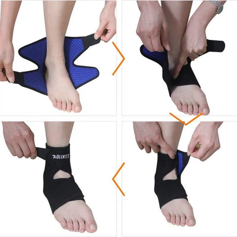 Product Introduction of AOLIKES Deker Tumit Kaki - AOLIKES ANKLE Support 1 Pcs Uniseks 4