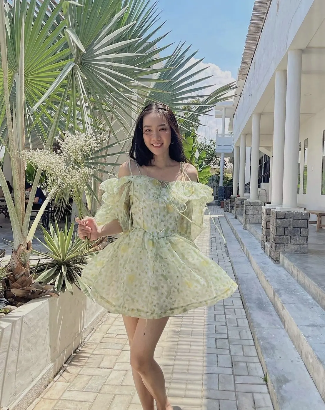 LEMONCHICVN - Đầm Nữ cột dây trễ vai - D205