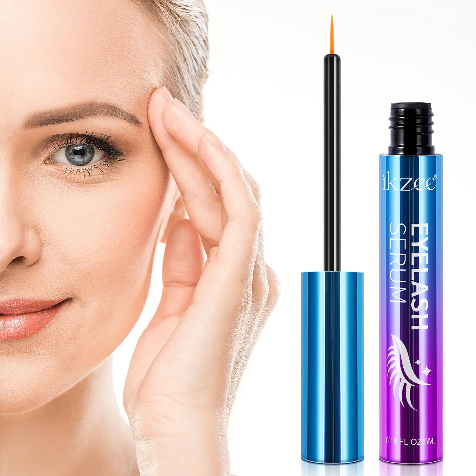 Eyelash Serum, 1 Count Gentle Nourishing Eyelash Essence, Natural and Charming Eyelash Serum, Easy To Absorb, Makeup
