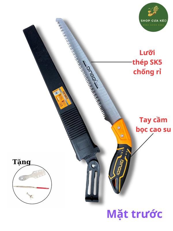 Cưa cầm tay hộp cam DingQi tay cầm bọc su chống trượt (kèm dũa và mở cưa) 1