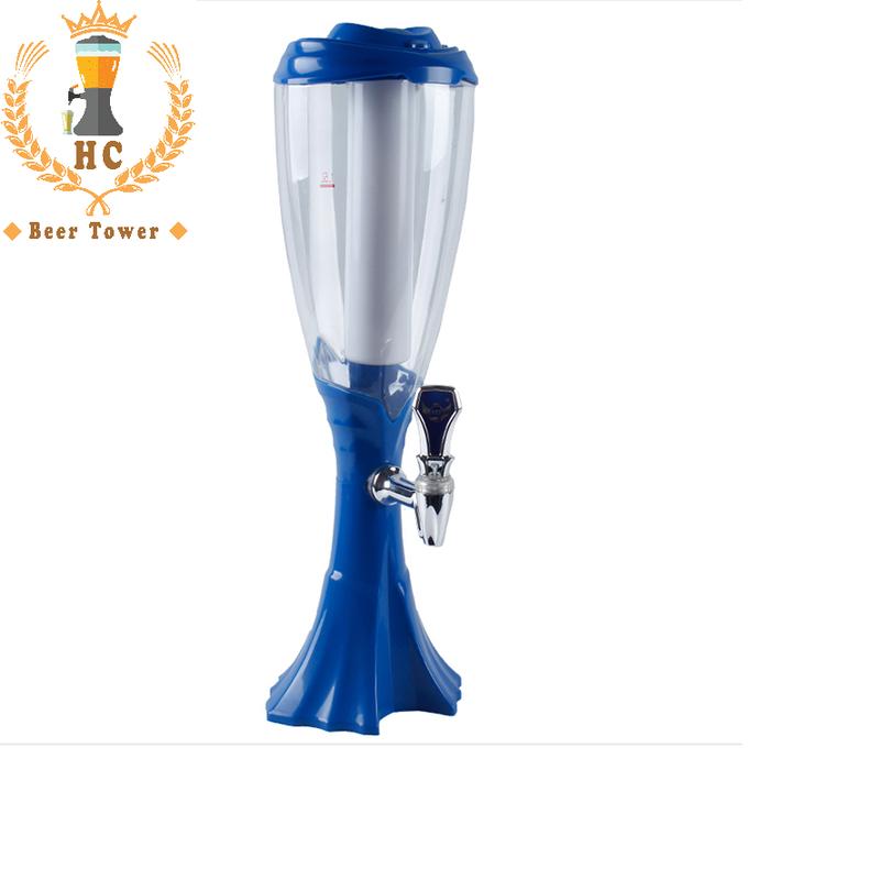 Tháp Bia (Bình Đựng Bia) 3 Lít Hình Ly Có Đèn Led Nhiều Màu Nhựa Cao Cấp An Toàn Bền Đẹp 7
